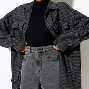 Marcel Shirt in Houndstooth Black.